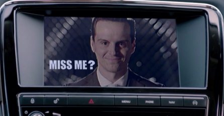 Nedostajem vam? Slike zlikovca iz 'Sherlocka' na ekranima kijevskog metroa