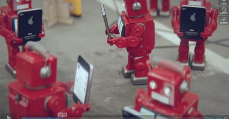 ANIMIRANI FILM: Kad opsesija pametnim telefonima pretvori ljude u robote - iDiote