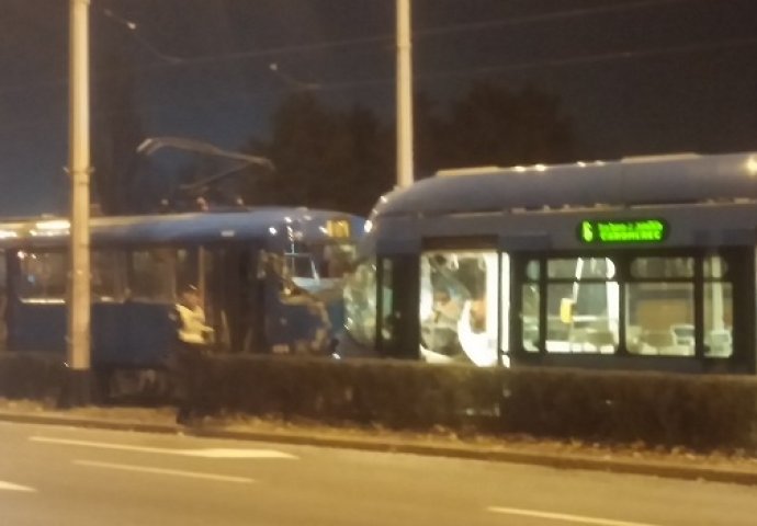 Sudar dva tramvaja u Zagrebu: Vozač i dvoje putnika povrijeđeni