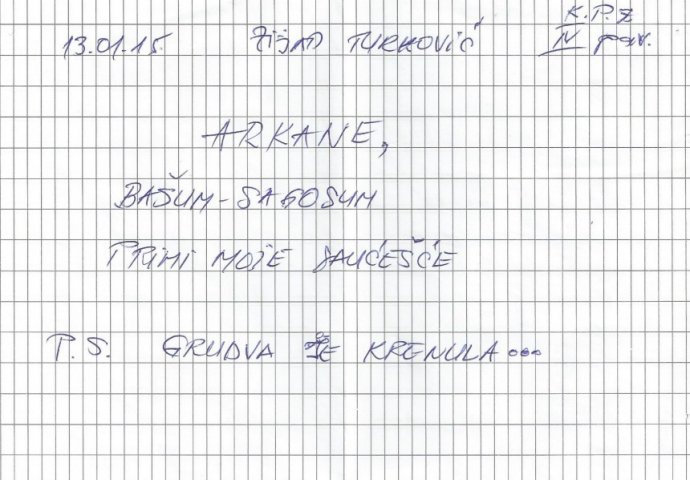 Zika Turković prijeti i iz zatvora: Arkane, bašum sagosum, grudva je krenula!