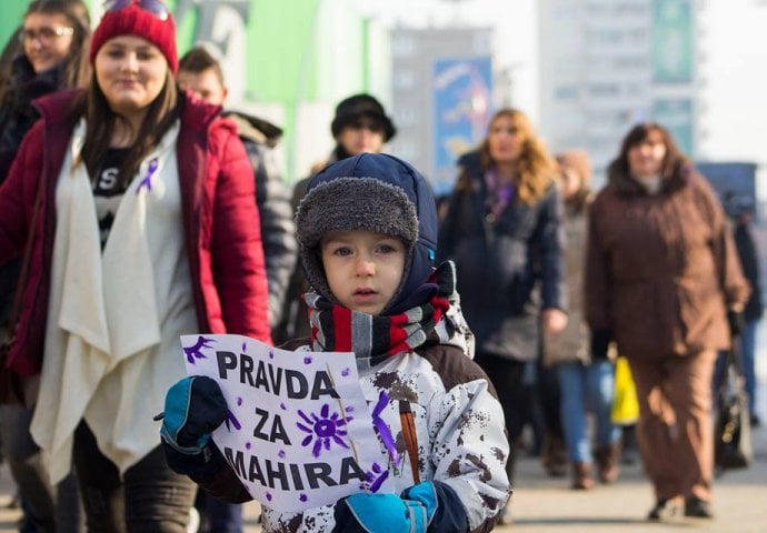 Zenica: Mirna šetnja za Mahira