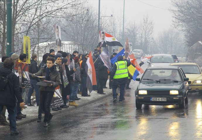 Aktivisti "Egipatske unije u Bosni" protestovali u Sarajevu: Stanje u Egiptu nikad nije bilo gore