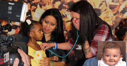  Dirljivo: Majka sluša srce umrlog sina kako kuca u djevojčici koju je spasilo (VIDEO)