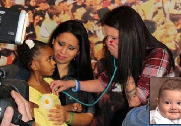  Dirljivo: Majka sluša srce umrlog sina kako kuca u djevojčici koju je spasilo (VIDEO)