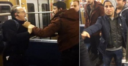 Incident sa migrantima u vozu podzemne željeznice