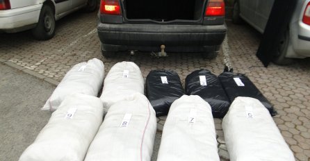 Granična policija zaplijenila 120 kg rezanog duhana