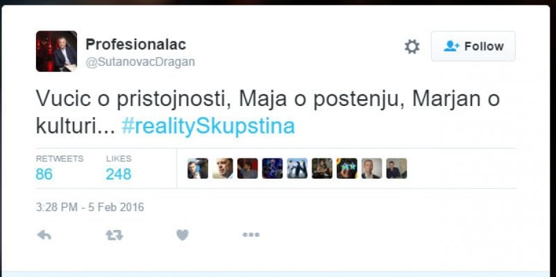 sutanovac-tweet