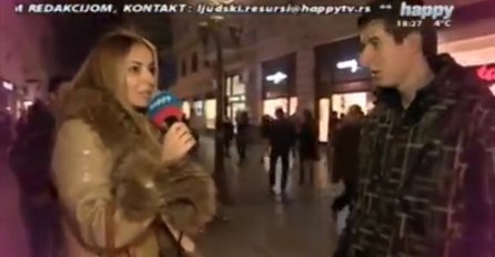 Pitali su tipa iz Beograda koliko često vodi ljubav, bolje da je šutio (VIDEO)