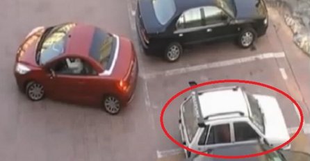 Uletio joj na parking mjesto, a ona mu se osvetila na najbolji mogući način (VIDEO)