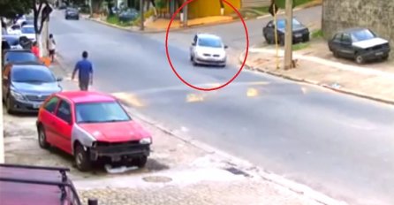 Obrukao se: Driftao je preko ležećeg policajca i provalio se maksimalno (VIDEO)