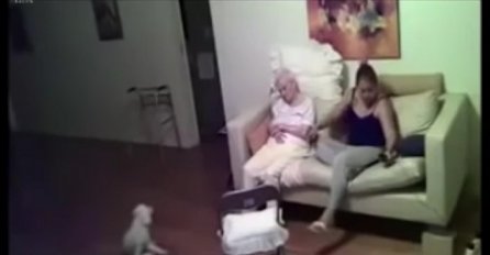 Njegovateljica iz pakla: Snimljena kako šutira bolesnu staricu od 94 godine (VIDEO)