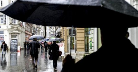 Uključen žuti meteoalaram: Očekuju se obilne padavine i snažan vjetar 