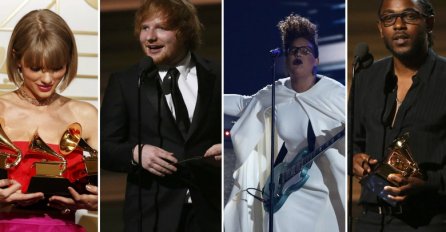 Sheeran, Swift i Lamar slavili na dodjeli Grammyja, Gaga zasjenila sve