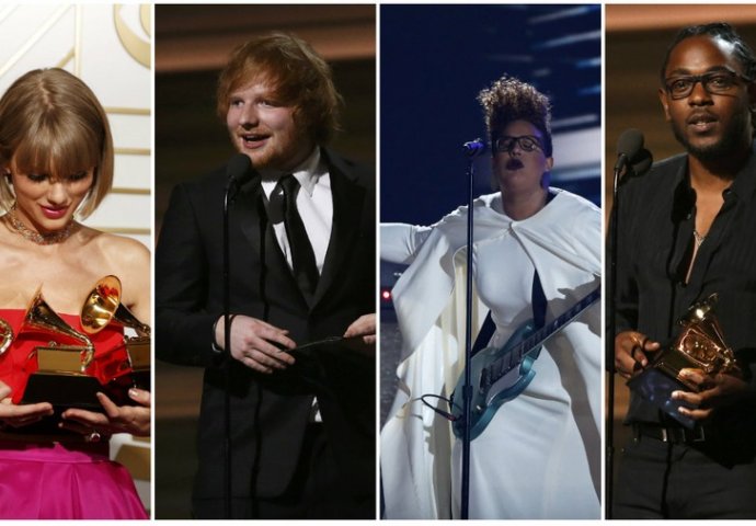 Sheeran, Swift i Lamar slavili na dodjeli Grammyja, Gaga zasjenila sve