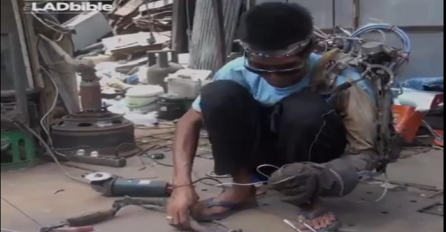 Napravio sebi bioničku ruku kako bi mogao zarađivati za svoju porodicu (VIDEO)