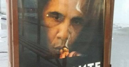 U Moskvi osvanuo skandalozan poster: "Pušenje ubija više ljudi nego Obama"