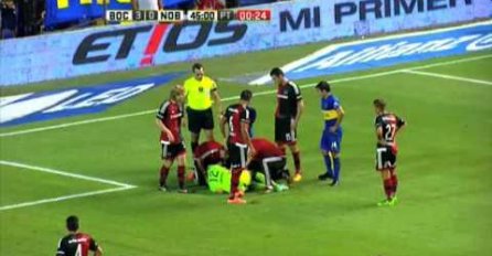 Tevez slomio vilicu protivničkom golmanu