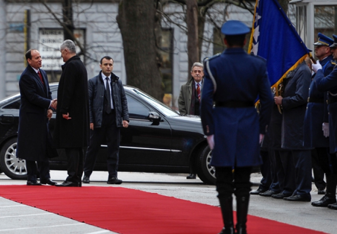 Albanski predsjednik dočekan u Sarajevu uz najviše državne počasti