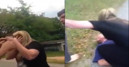 Nasilnik mu udario majku a onda se tu pojavio njen sin i naučio ga pameti (VIDEO)