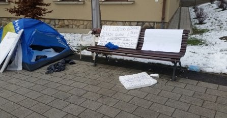 Muškarac koji se zapalio teško povrijeđen, ali vam životne opasnosti