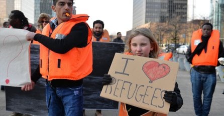  Bruxelles: Hiljade ljudi šetalo u znak podrške izbjeglicama