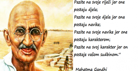 “Pazite na svoje misli jer one postaju djela": Istinska mudrost Mahatme Gandhija