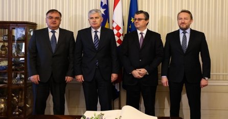 Članovi Predsjedništva BiH s Oreškovićem: Hrvatska podrška euroatlanskim integracijama BiH