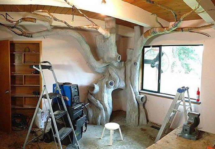 Tata proveo 18 mjeseci pretvarajući sobu svoje kćerke – u kućicu na stablu kao iz bajke!
