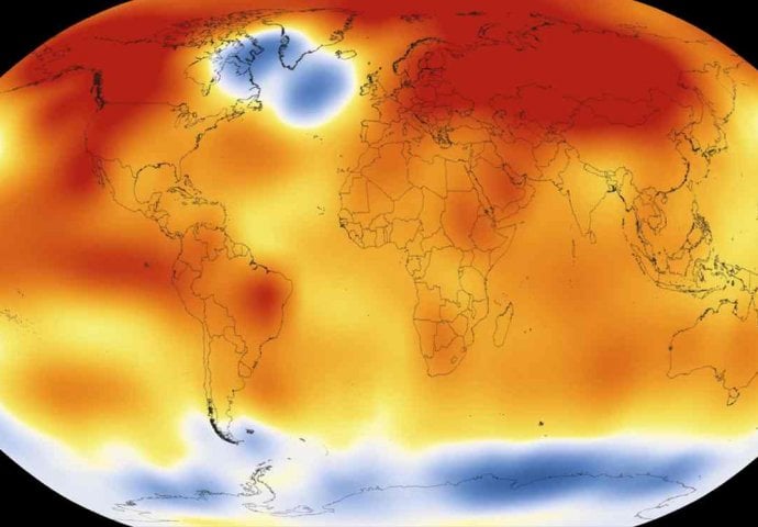 NASA: Februar 2016. oborio rekord globalne temperature