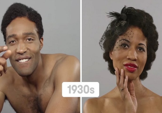 100 godina muške i ženske ljepote u samo jednoj minuti 