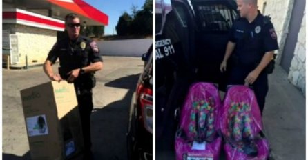 Umjesto da napišu kaznu, ovi policajci su mu kupili dječije sjedalice (VIDEO)