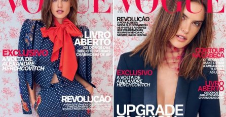 Manekenka Alessandra Ambrosio zablistala na naslovnici Voguea 