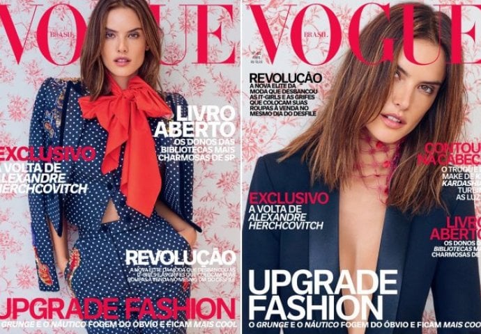 Manekenka Alessandra Ambrosio zablistala na naslovnici Voguea 