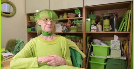  "Green Lady": Ova žena ne može da spava ako sve oko nje nije zeleno (VIDEO)