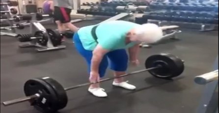 Kada vidite kako ova 78-godišnja baka u teretani diže tegove, ostat ćete bez riječi (VIDEO)