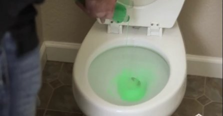 Sipao je tečnost za sudove u WC šolju: Krajnji rezultat je apsolutno genijalan (VIDEO)