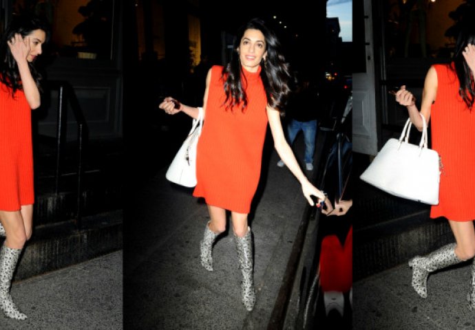 Retro stil Amal Clooney