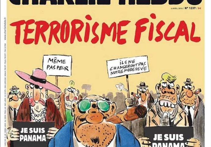 Fiskalni terorizam: Charlie Hebdo posvetio naslovnicu aferi "Dosije Panama"