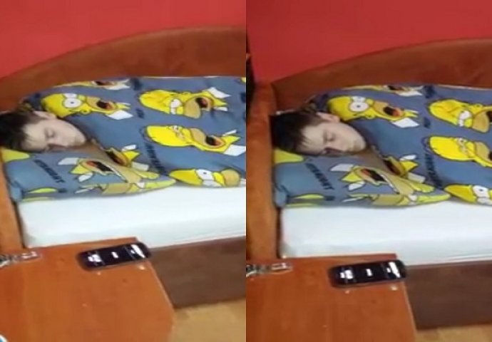 "Spava ko top": Ne može ga probuditi ni sirena za vazdušnu opasnost pored uha (VIDEO)