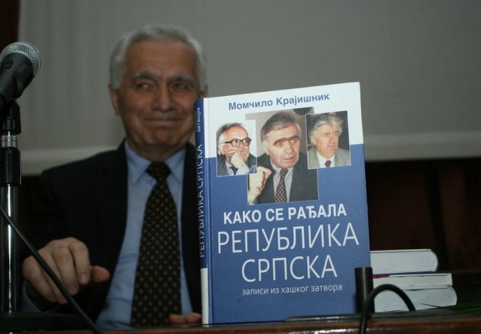 Momčilo Krajišnik promovisao knjigu: Republika Srpska bila iznuđen potez