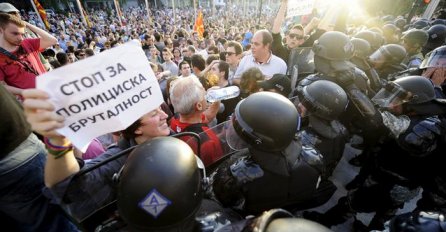 Treći dan protesta u Skoplju, sve više povrijeđenih