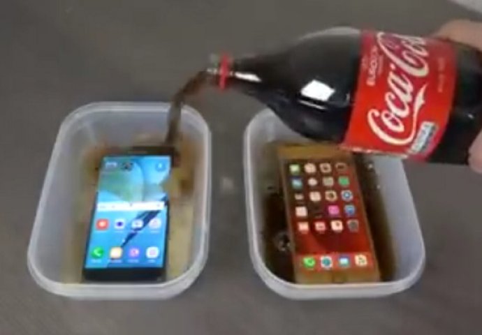 Potopili Samsung i iPhone u Coca Colu i zamrznuli ih, pogledajte koji je "preživio" (VIDEO)