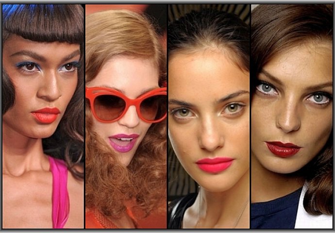 Upečatljive naočale i jarki ruž su proljetni must have 