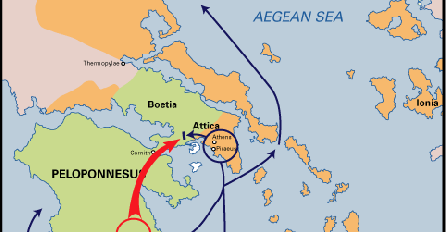 Kapitulacijom Atine snagama spartanskog vojskovođe Lisandra završio peloponeski rat