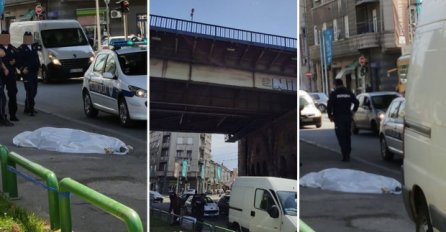 UŽAS U CENTRU BEOGRADA: Žena skočila u smrt sa Brankovog mosta! (FOTO)