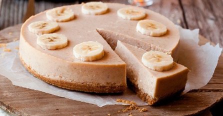 Banana cheesecake je idealna poslastica