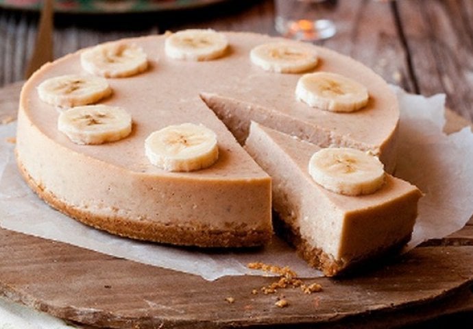 Banana cheesecake je idealna poslastica