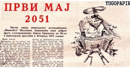 Kako je zamišljan Prvi maj 2051. godine 1951. godine?