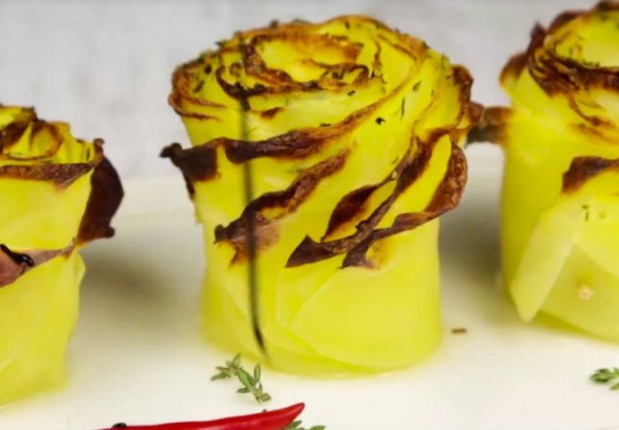 Oduševite goste: Napravite pečene ruže od krompira 