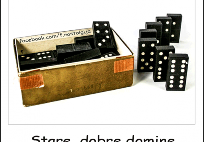 Stara i vrlo poznata igra slaganja pločica: Mnogi su se kao mali sjajno zabavljali slažući domine u dugačke redove i poslije ih rušili